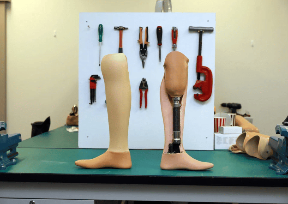 Ảnh Cấu tạo của chân giả