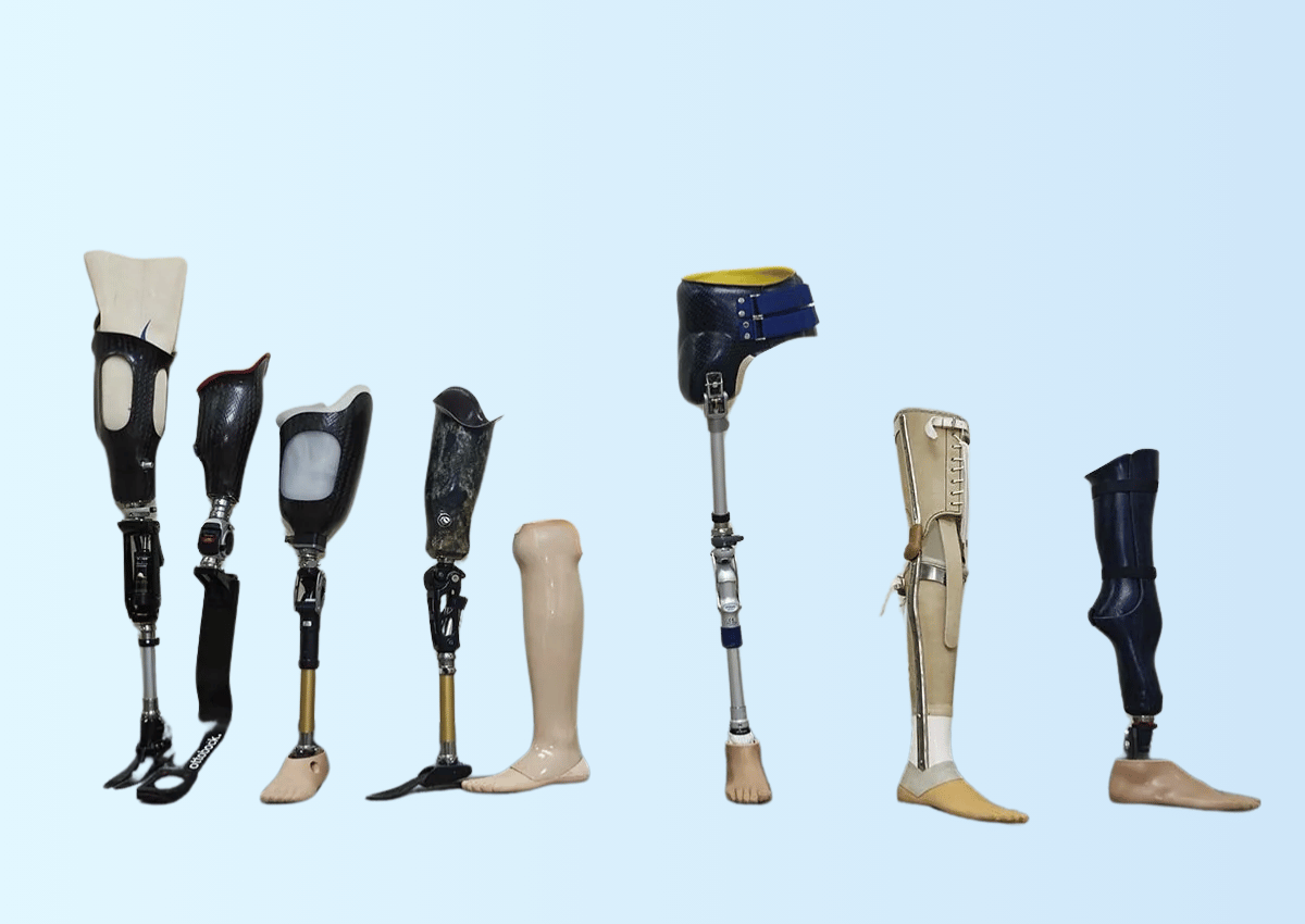 Cấu tạo của chân giả tháo khớp háng